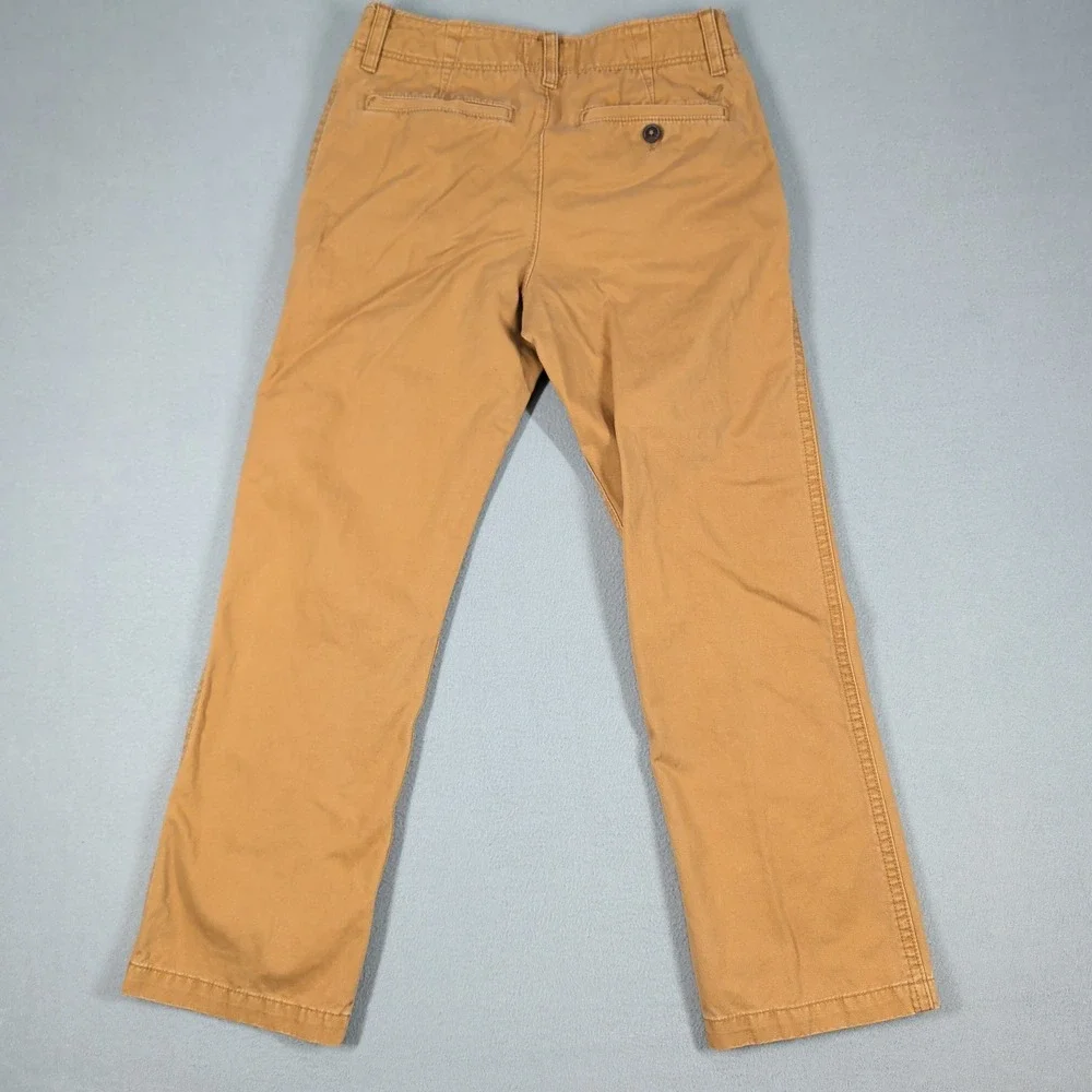 American Eagle Pants Mens 28x30 Brown Original Boot Chino Khaki Casual Workwear